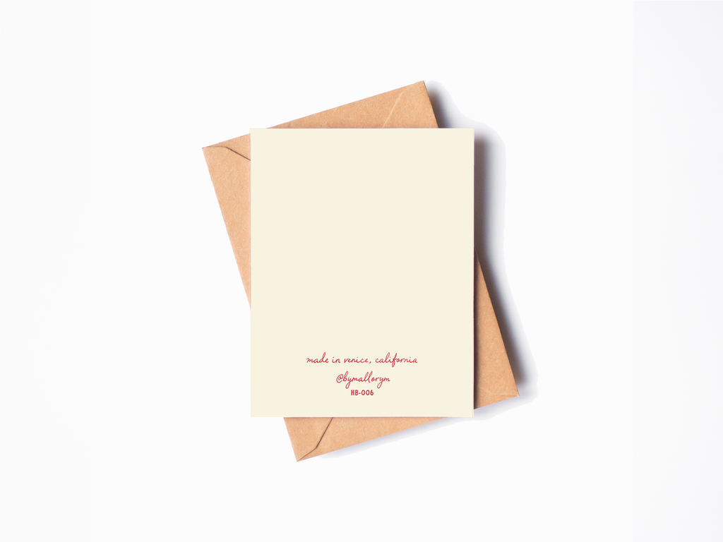 Happy Birthday Classic Statue Bust Card