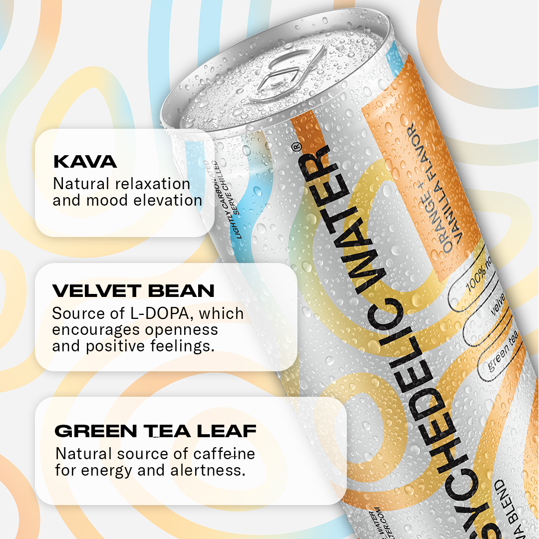 Orange + Vanilla Psychedelic Water