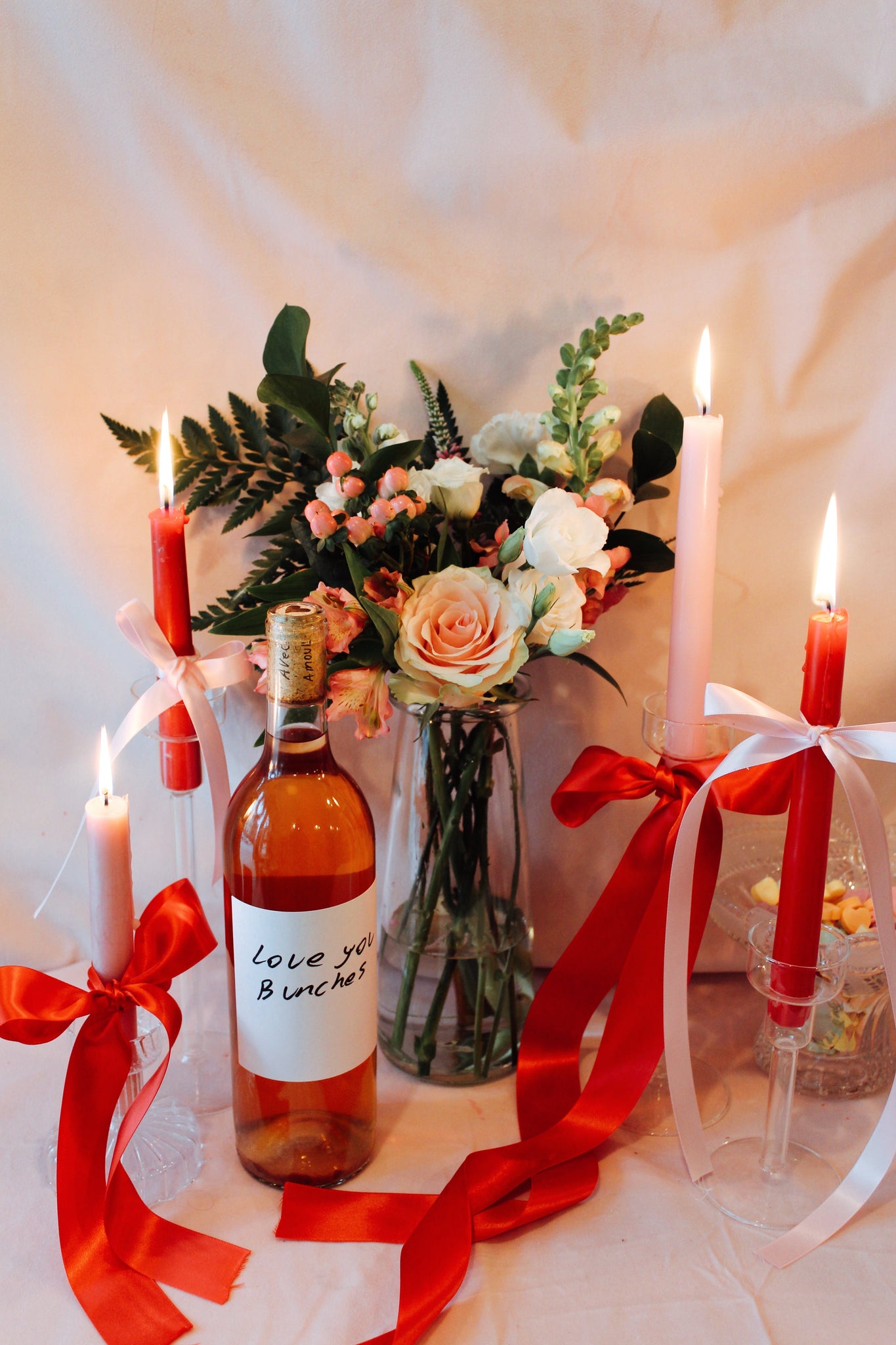 Boston Bottle Valentine's Day Flowers