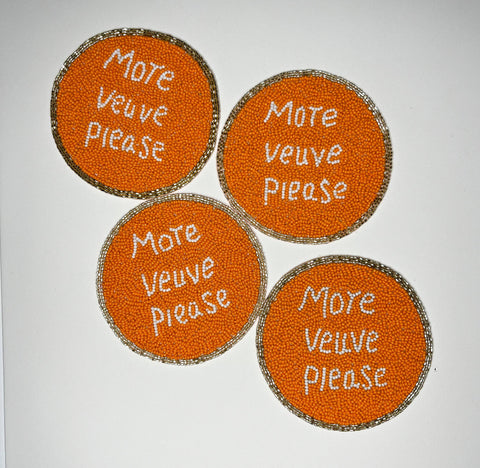 More Veuve Please Coaster