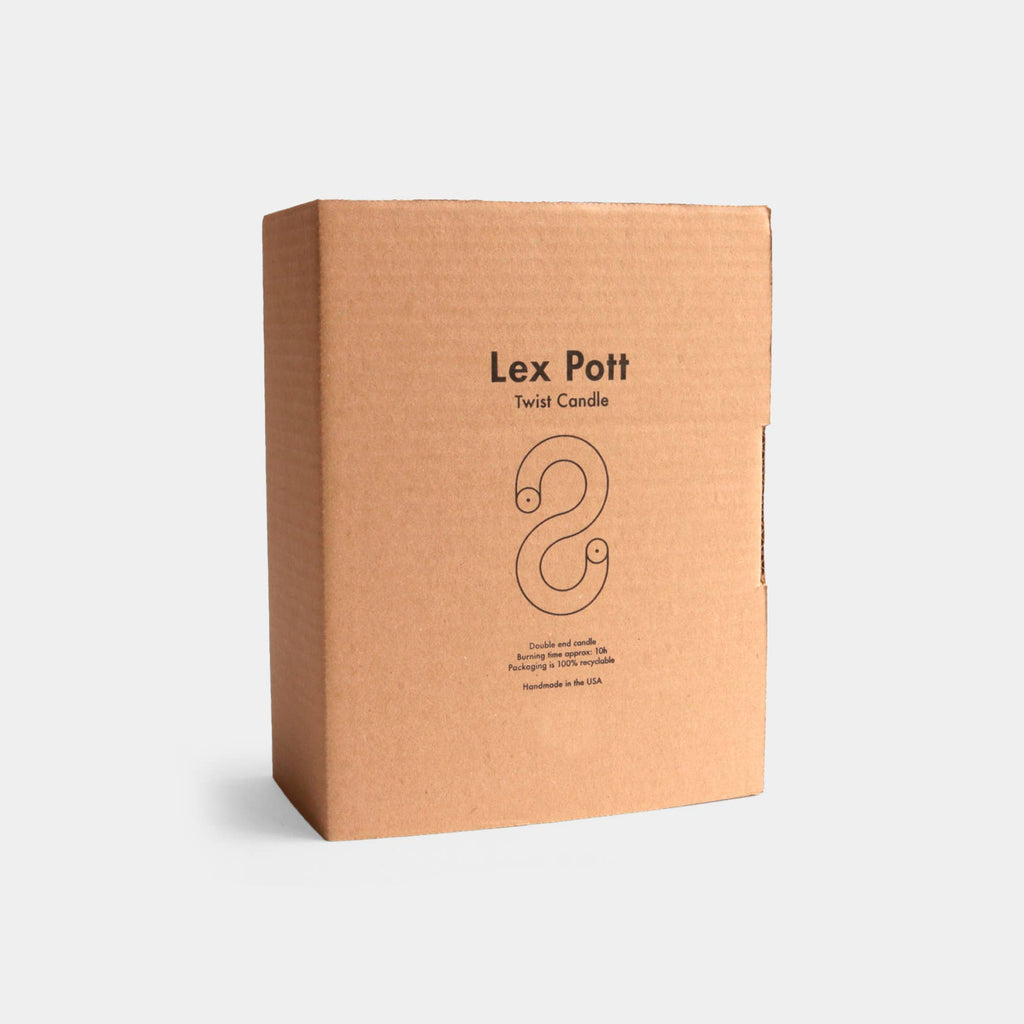 Twist Candle Sticks by Lex Pott - Light Pink
