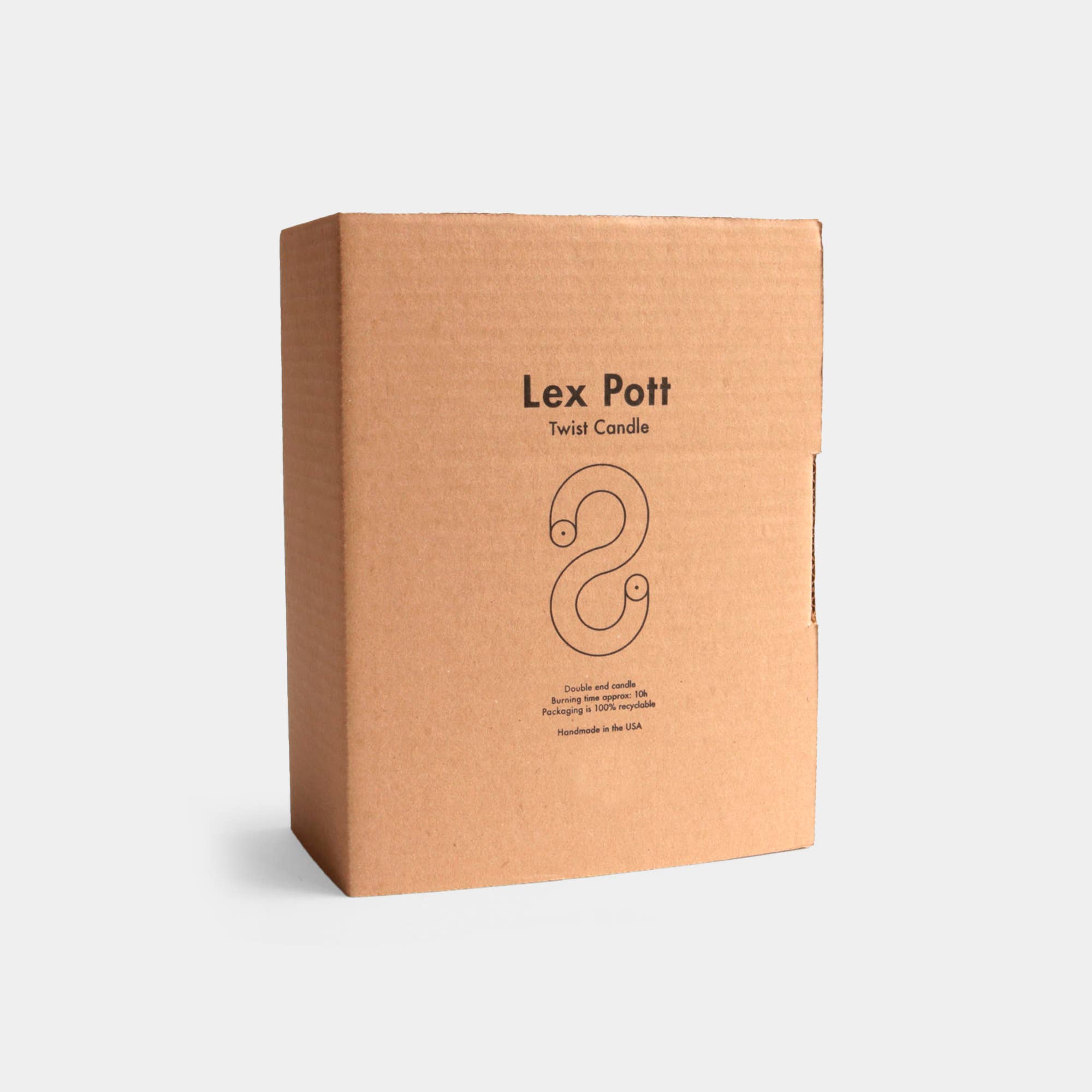 Twist Candle Sticks by Lex Pott - Light Pink