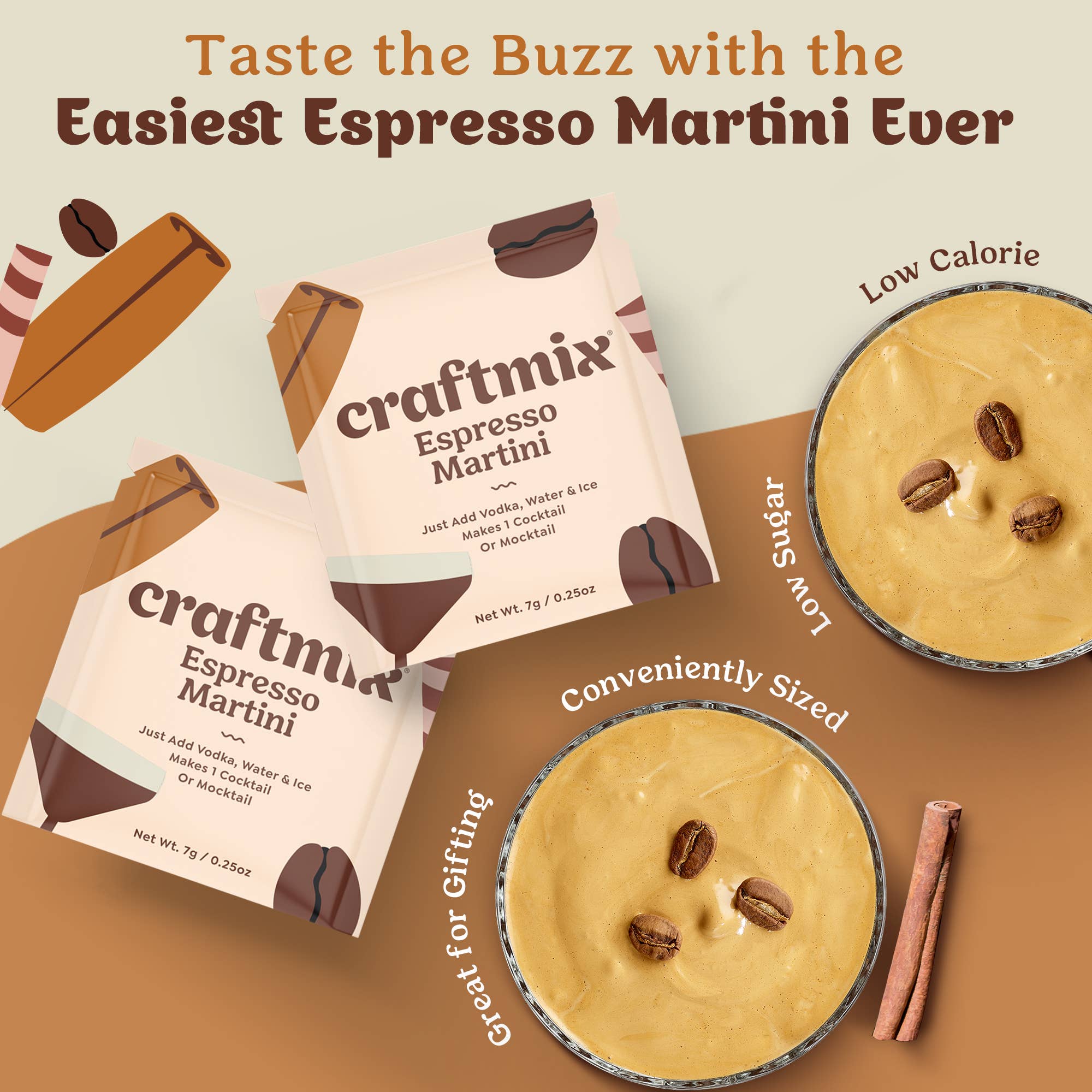 Espresso Martini Mixer - Single Packets