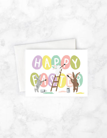 Painting Eggs Card