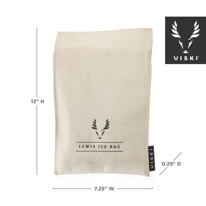 Viski Professional Lewis Ice Bag and Mallet