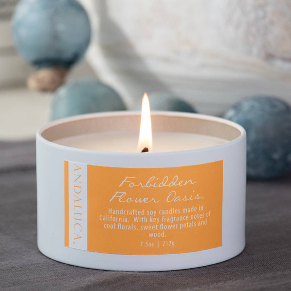 Forbidden Flower Oasis 7.5 oz. Tin Candle