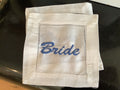 Embroidery Cocktail Napkin (single/less than 4)