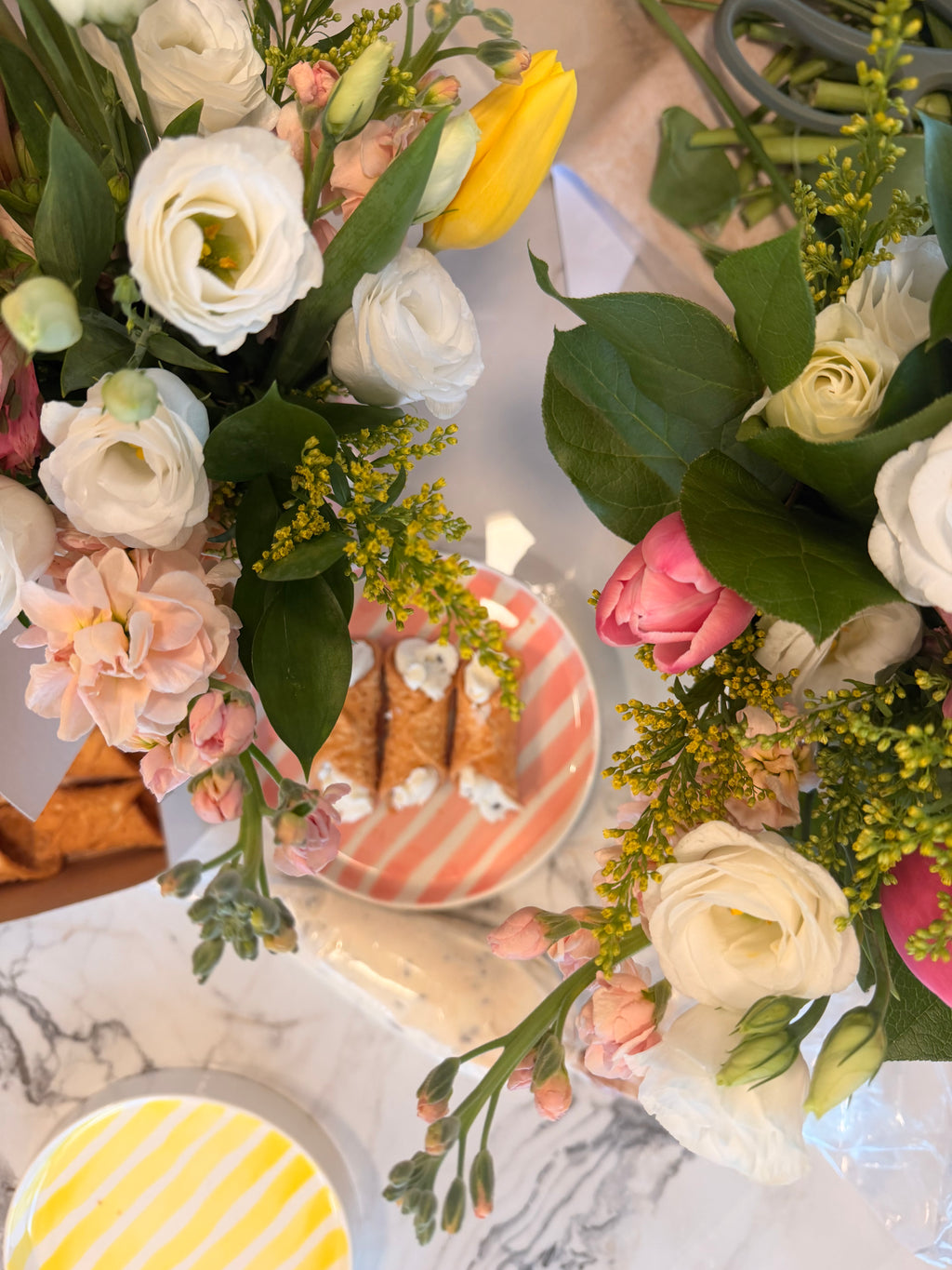 Flower pickup at Bottega del Sud | 645 East 2nd Street