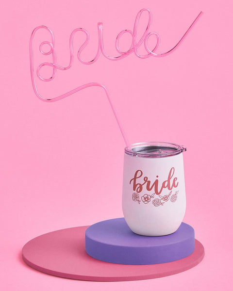 Bride Straw, Bachelorette Party Decor, Bridal Shower Gift