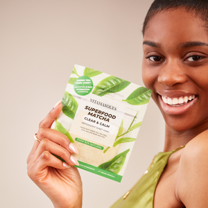 SUPERFOOD MATCHA CLEAR & CALM ANTIOXIDANT FACE SHEET MASK