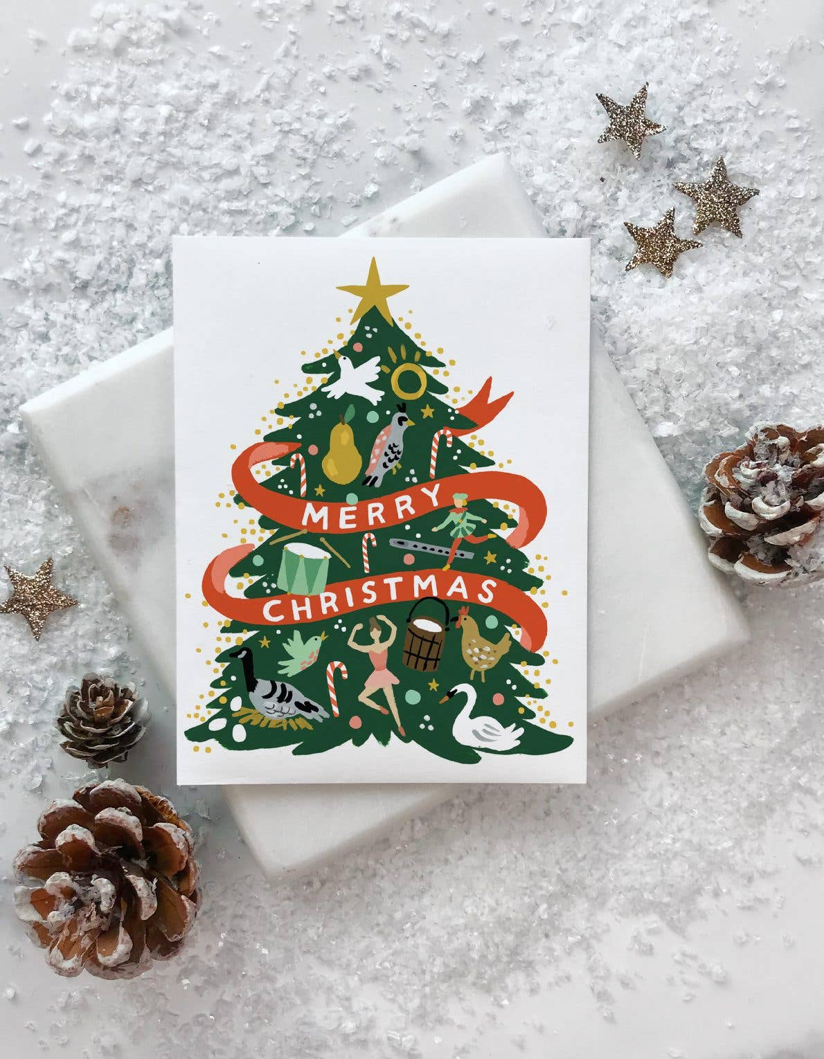 Twelve Days Tree Card