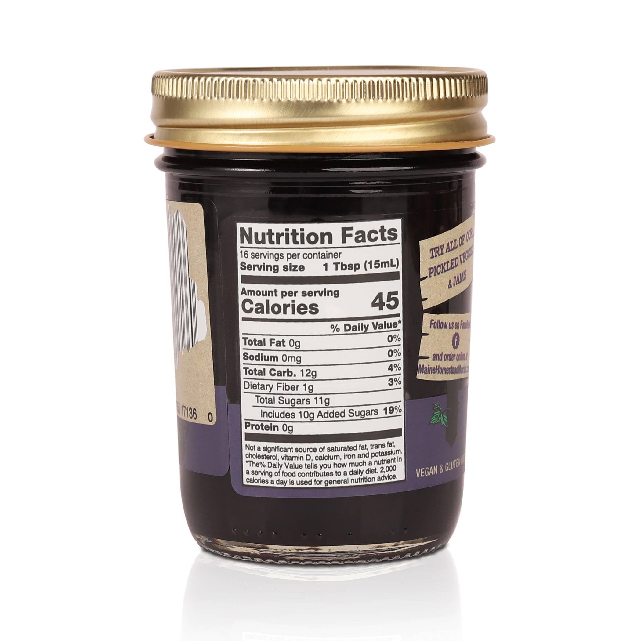 Maine Wild Blueberry Jam