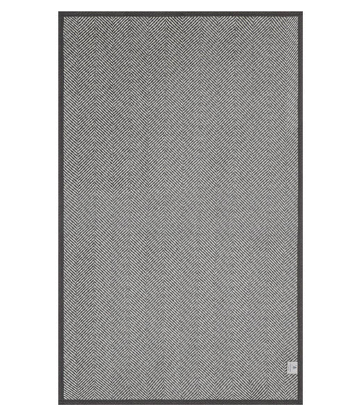 Harborview Herringbone Ash Midi Blanket: Midi