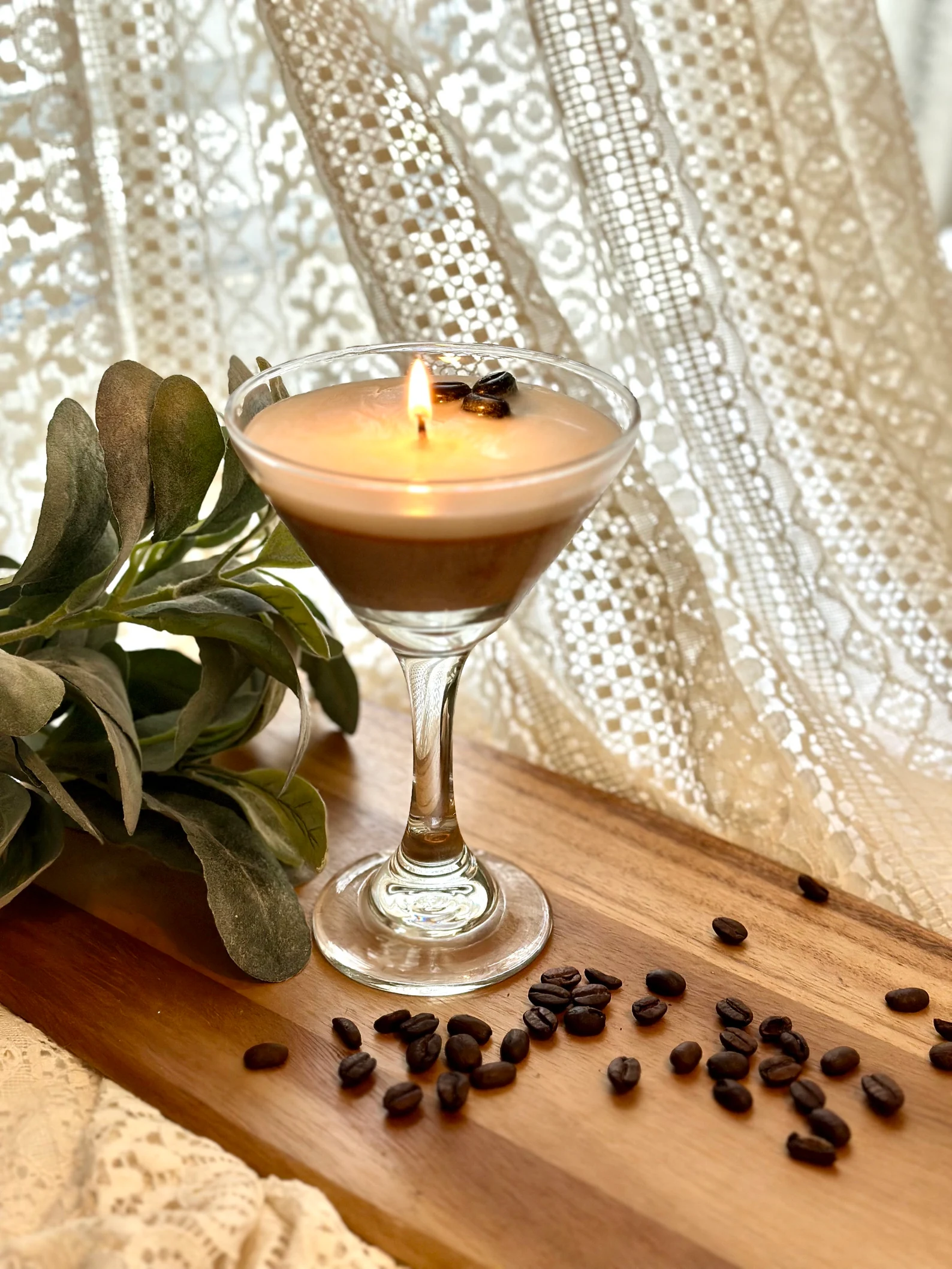 Pink Spruce Espresso Martini Candle