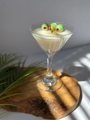 Pink Spruce Dirty Martini Candle