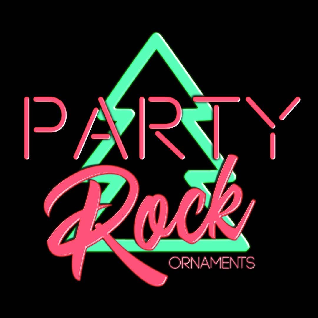 Party Rock | Croissant Glass Ornament