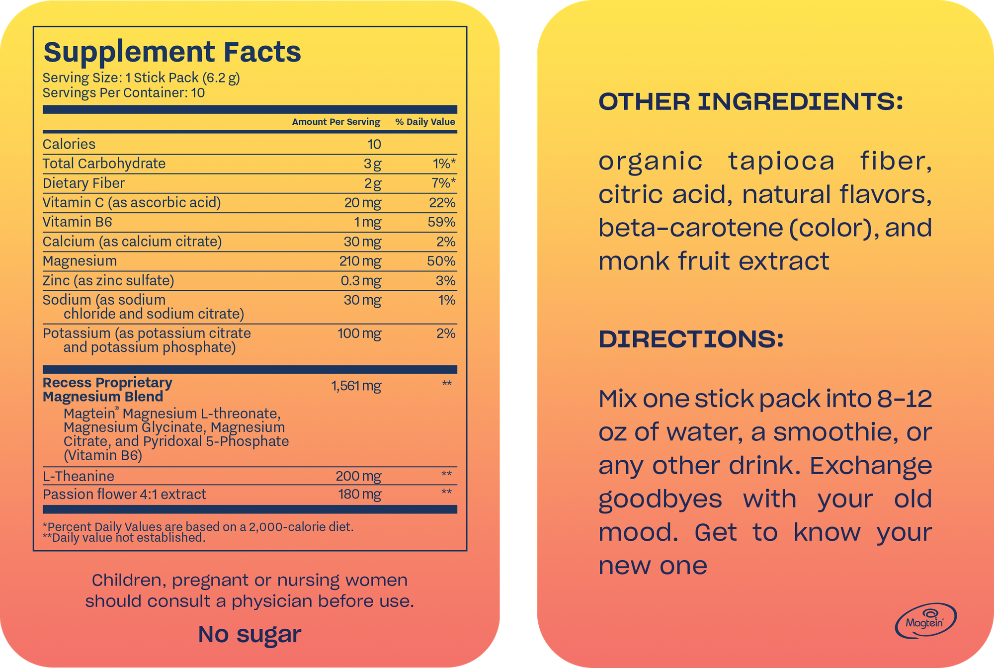 Lemon Citrus Mood Powder Stick Pack