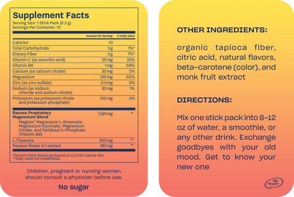 Lemon Citrus Mood Powder Stick Pack
