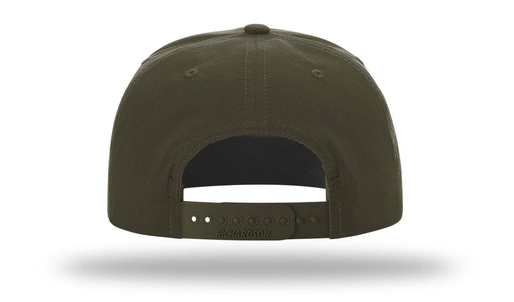 Richardson 256 Grandpa Pinch 5-Panel Hat, Rope Cap, Umpqua: Navy/White