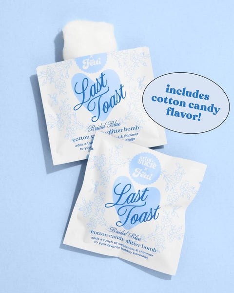 Last Toast Glitter Bombs - 4 cotton candy glitter bombs, Bachelorette Gift, Bride to Be