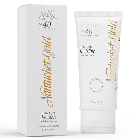 Nantucket Gold Invisible Daily Face Moisturizer with SPF 40
