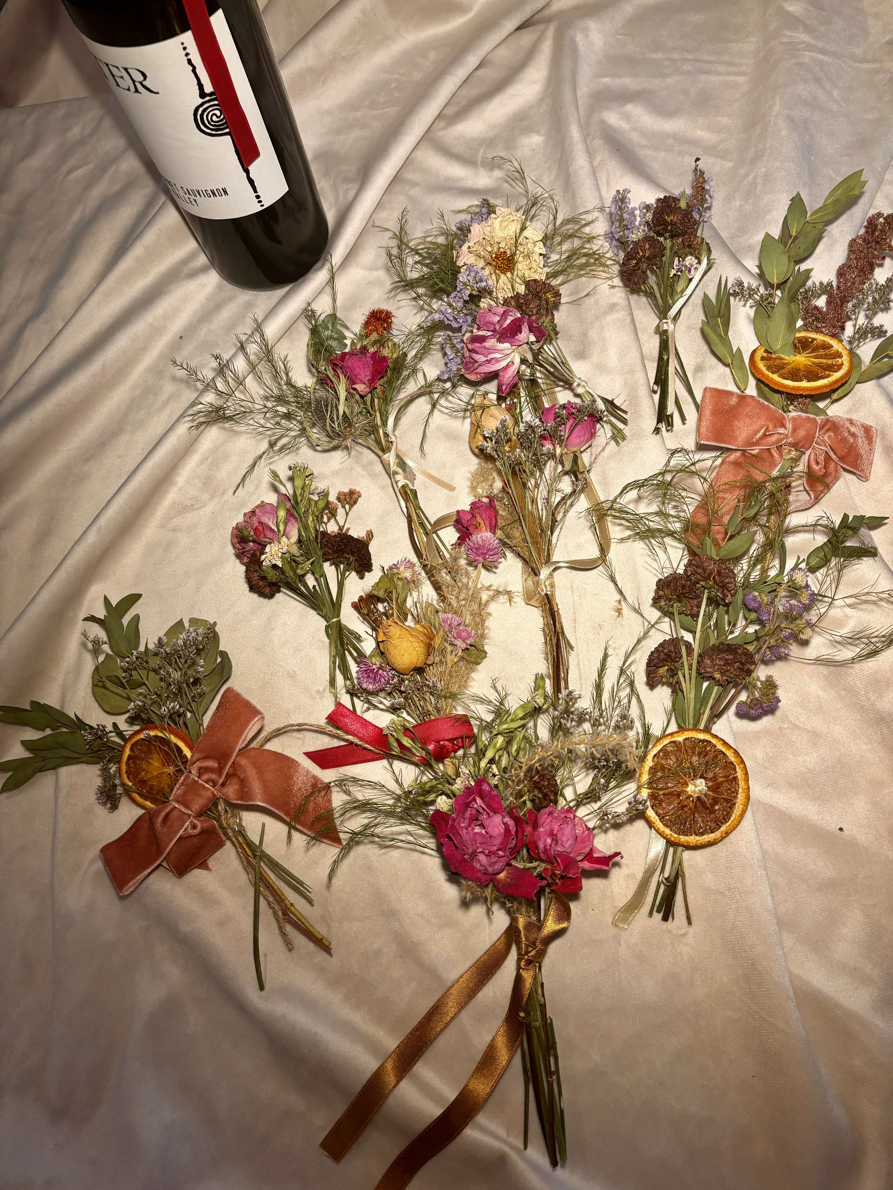 Dried Flower Posy - NAT