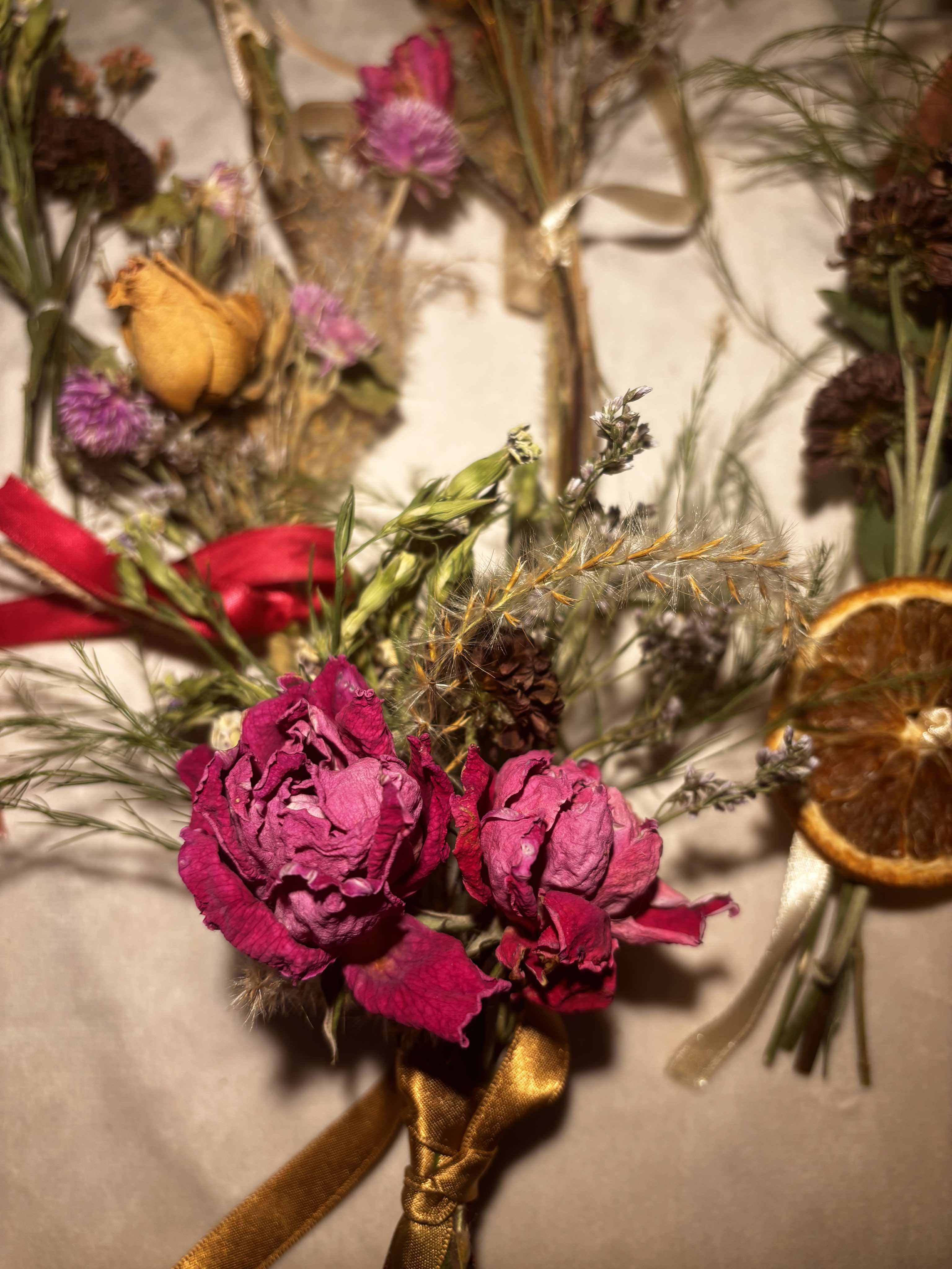 Dried Flower Posy - NAT