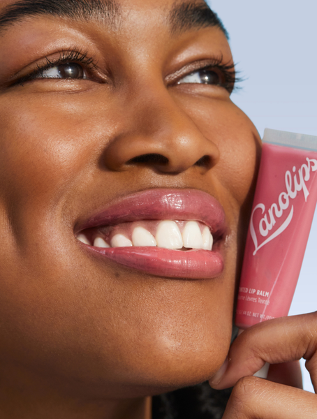 Tinted Lanolin Lip Balm Rhubarb
