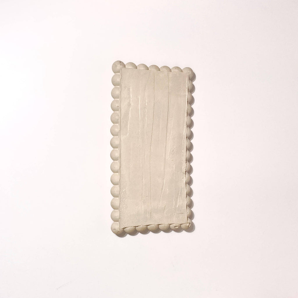 Concrete Bubble Tray with French Clay
