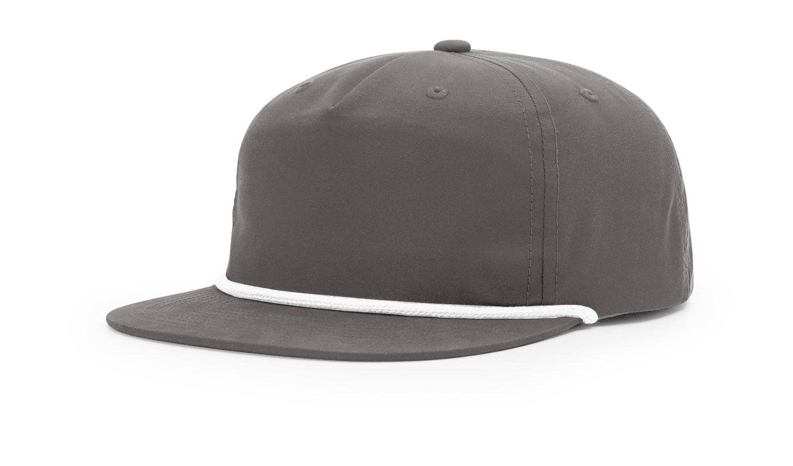 Richardson 256 Grandpa Pinch 5-Panel Hat, Rope Cap, Umpqua: Navy/White