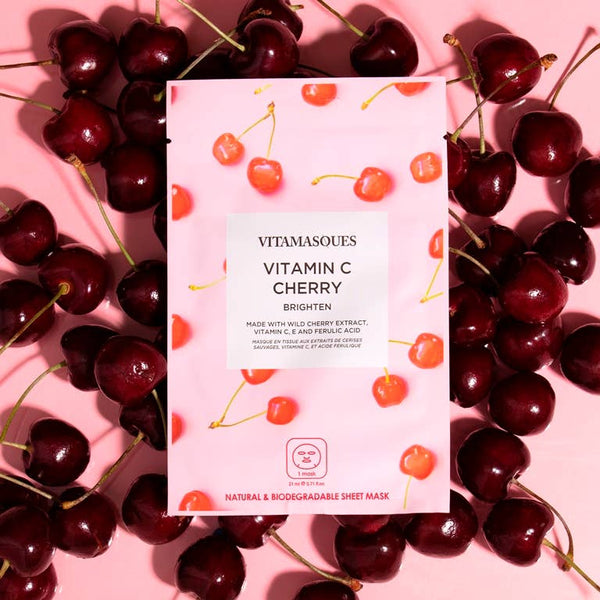 Vitamin C Cherry Face Sheet Mask 🍒