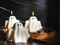 Cute Ghost Candle: Pumpkin Spice