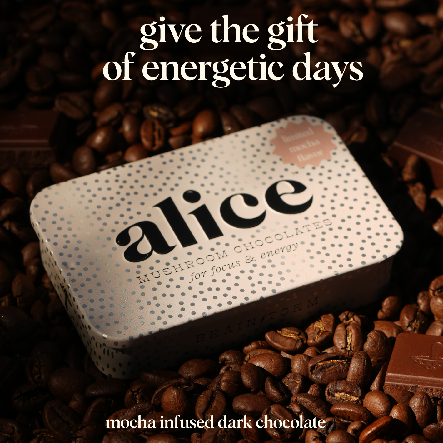 LIMITED HOLIDAY FLAVOR: Mocha Brainstorm — focus & energy