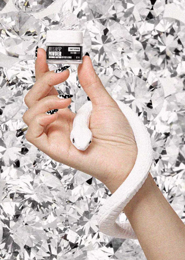 Diamond White Edible Glitter