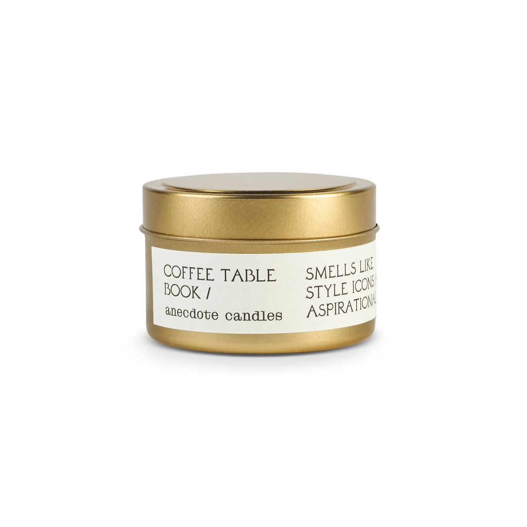 Coffee Table Book (Vetiver & Grapefruit) Candle: 7.8 oz Glass Jar