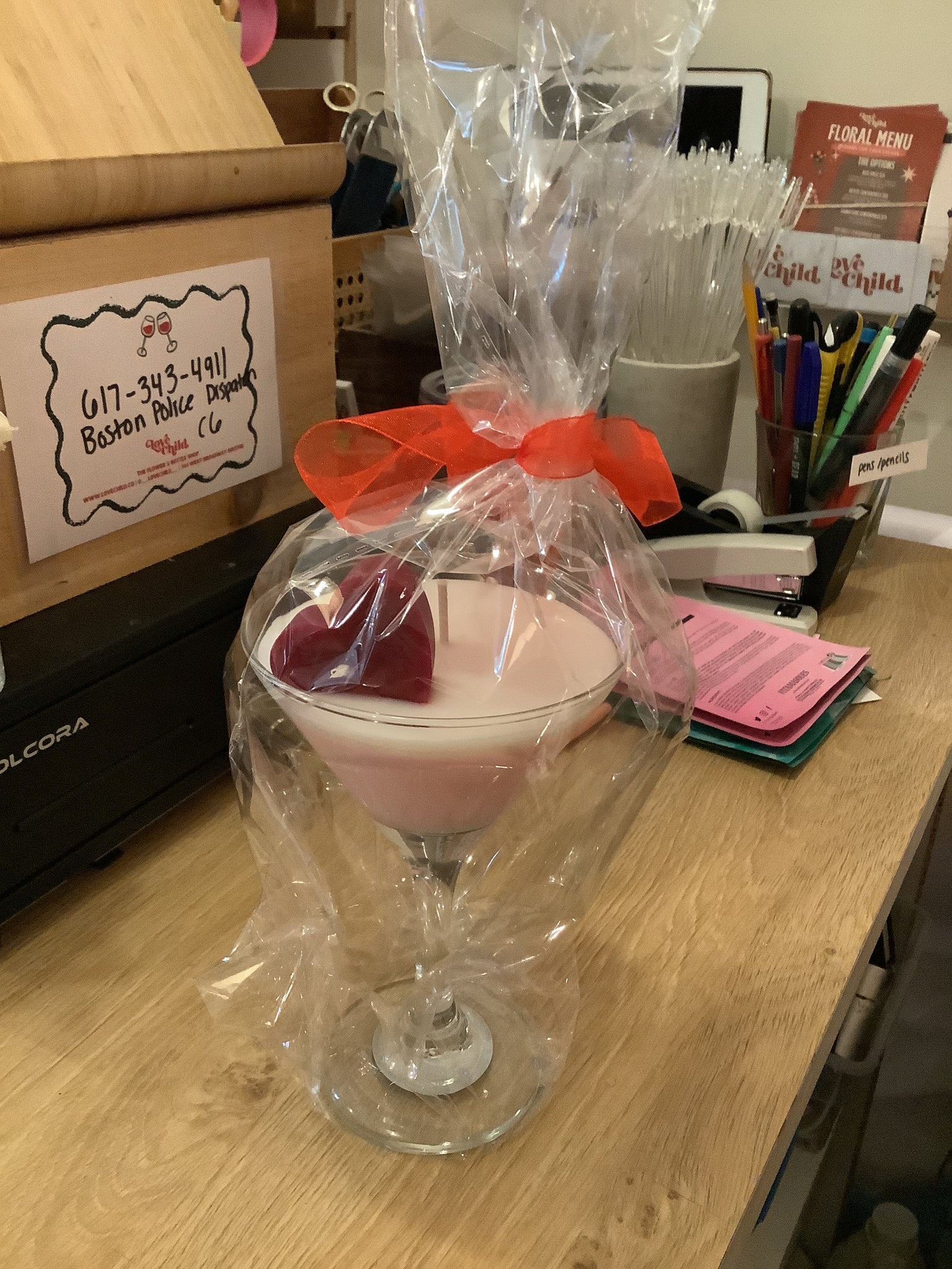 Vday cosmo candle - Candles by Amy