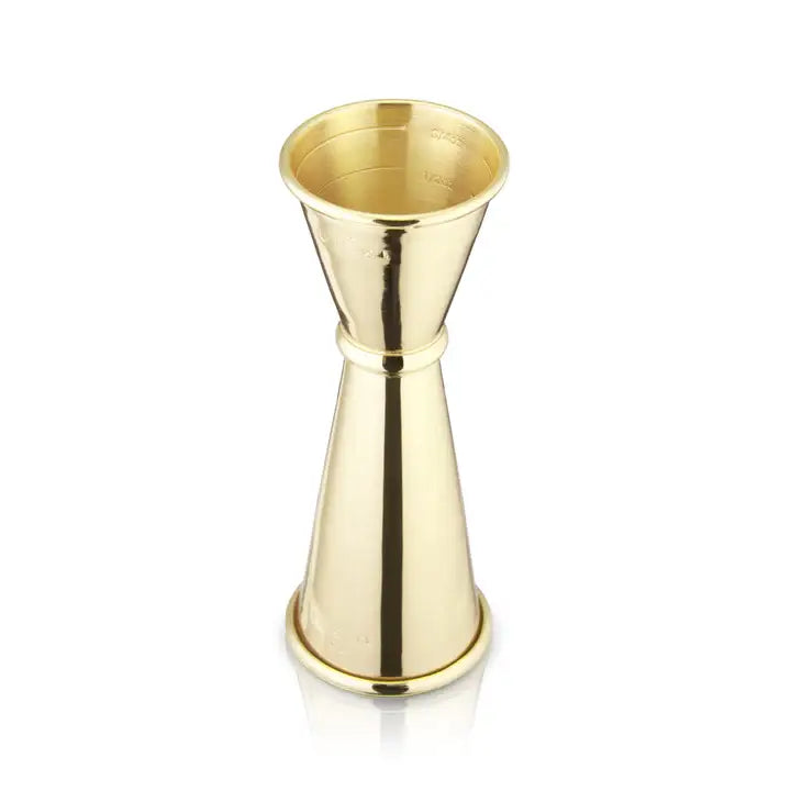 Large Japanese Style Gold "Makoto" Jigger