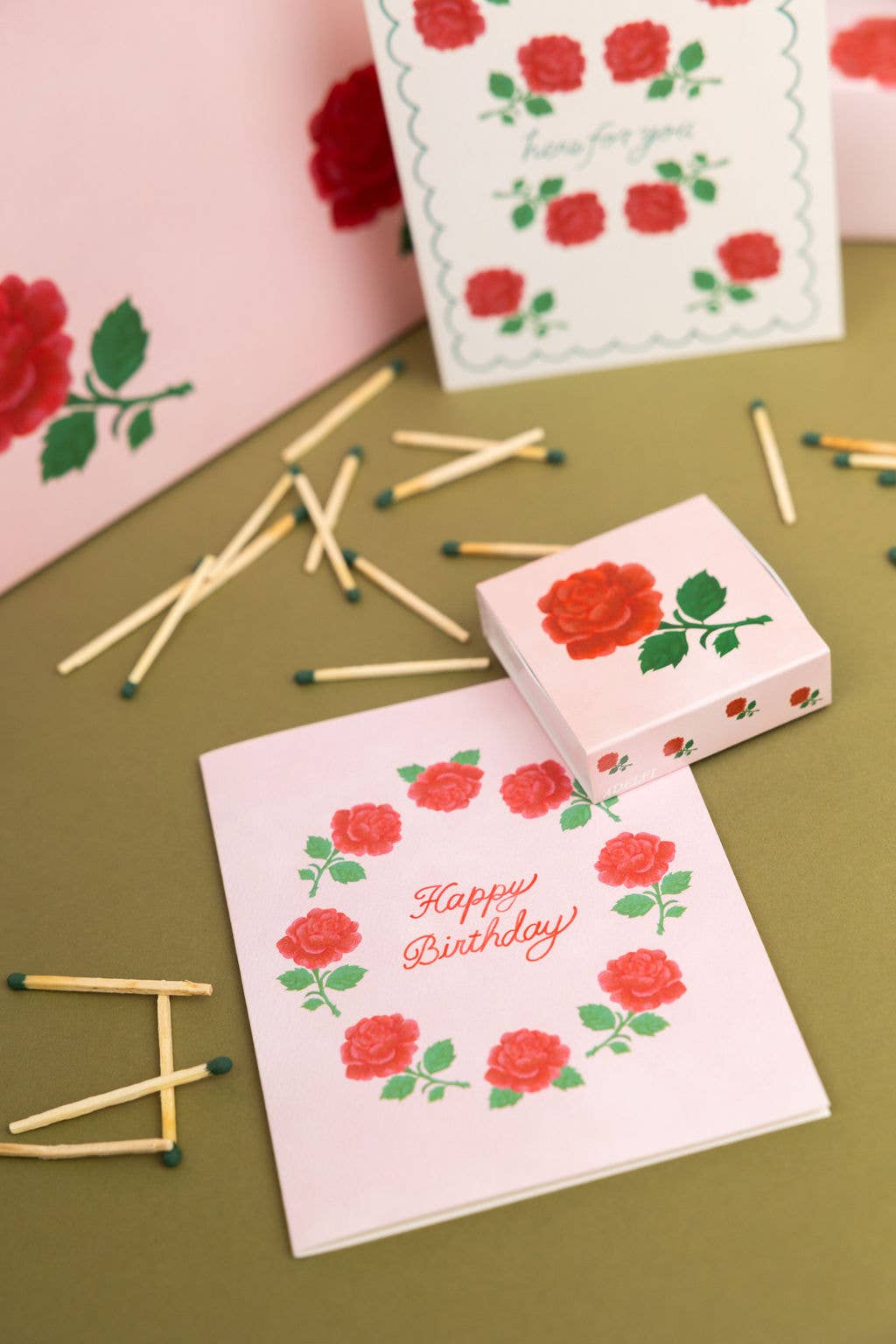 Rose Birthday Card