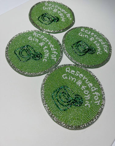 Reserved For Gin & Tonic Coaster