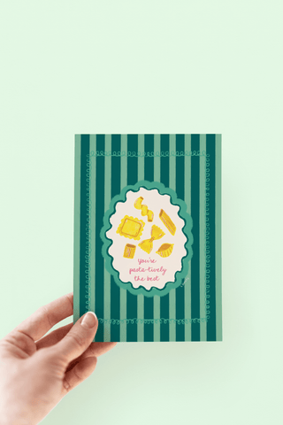 Pasta-tively The Best Greeting Card