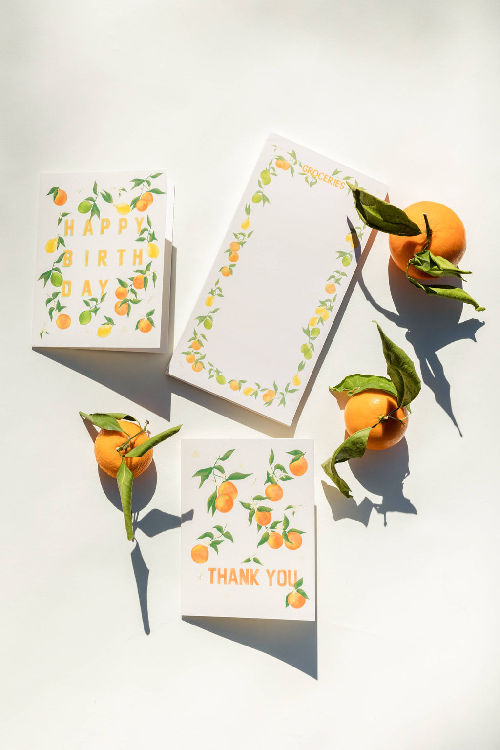 Citrus Birthday Card: Single