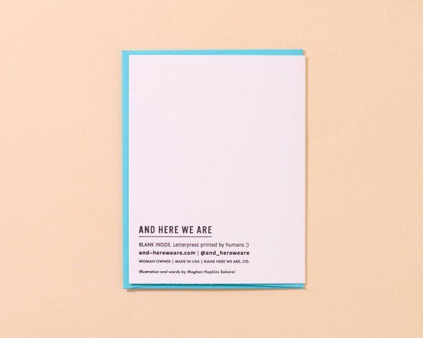 Reel Good (Trout) Letterpress Fish Birthday Card Spring Easter