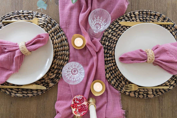 Mulberry Cotton Gauze Cloth Napkins  | Set of 4