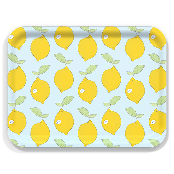 New England Tray Collection by Sara Fitz: Check Red
