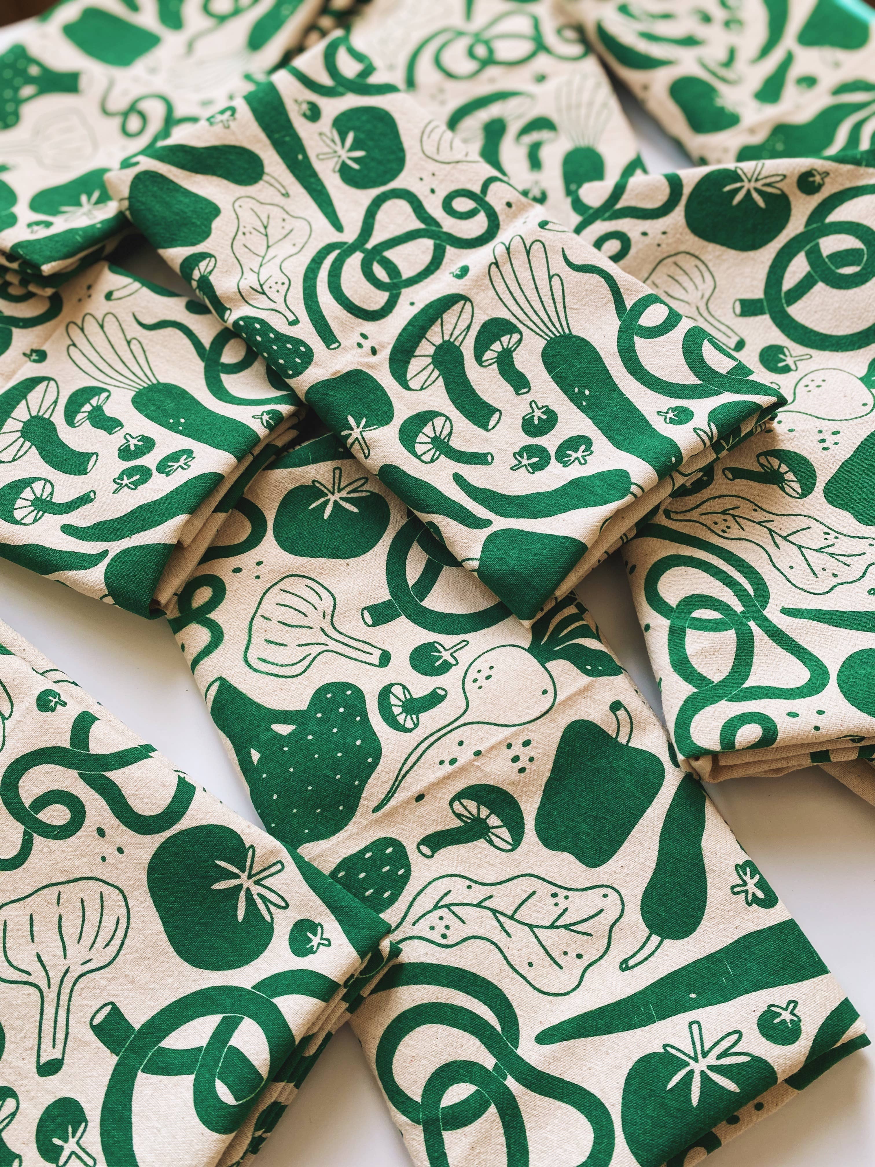 Tea Towel - Veggie