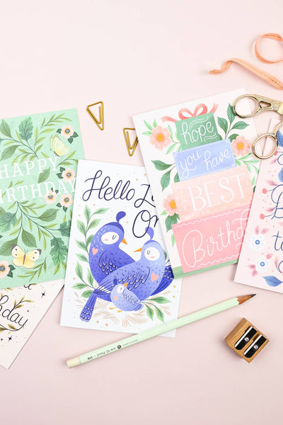 Presents Birthday Card | Female Birthday Card | Pastel