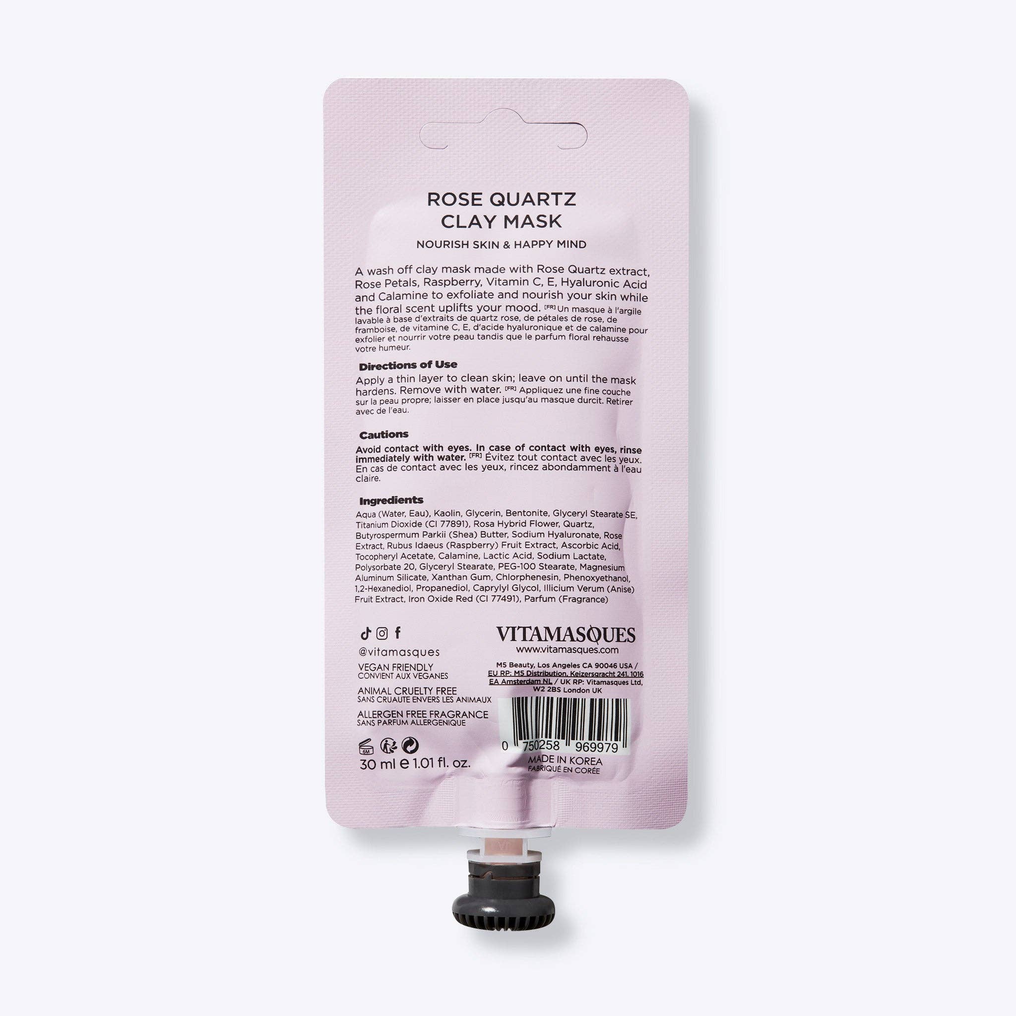 Rose Quartz Clay Mud Mask