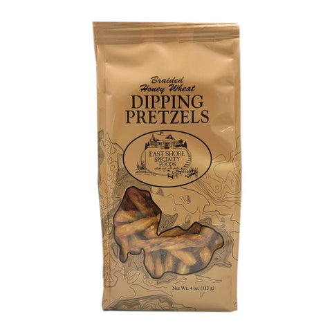 4oz Bag Braided Honey Wheat Dipping Pretzels
