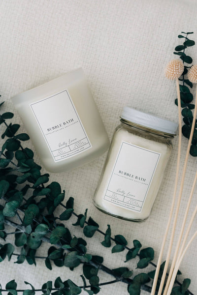 Bubble Bath Candle: SIGNATURE FROSTED 14 OZ.