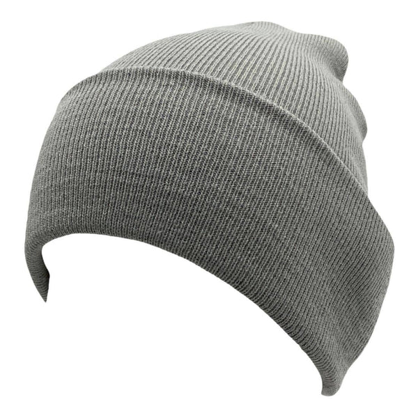 Beanies Caps Toboggan Cuffed Soft Knit in Bulk Multi-Color Plain Blank Wholesale: Kelly Green